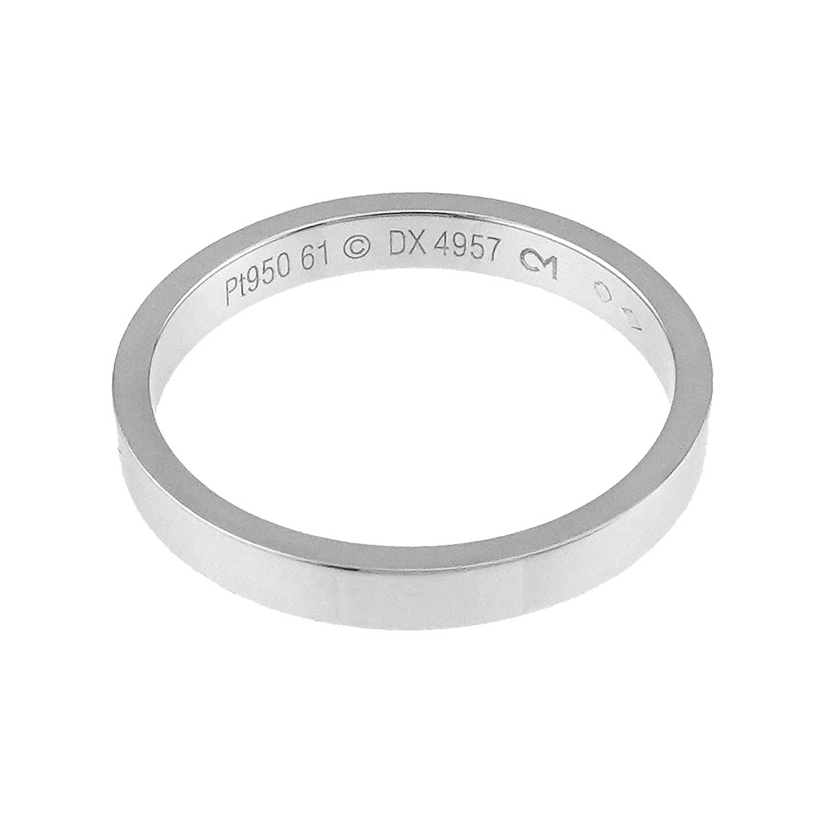 C de Ring Platinum size61 9-9.5(US)