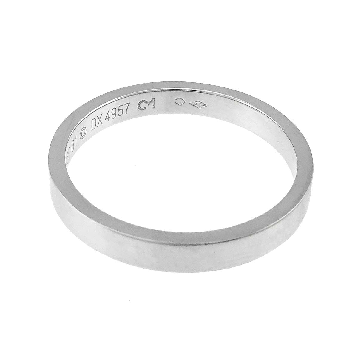 C de Ring Platinum size61 9-9.5(US)