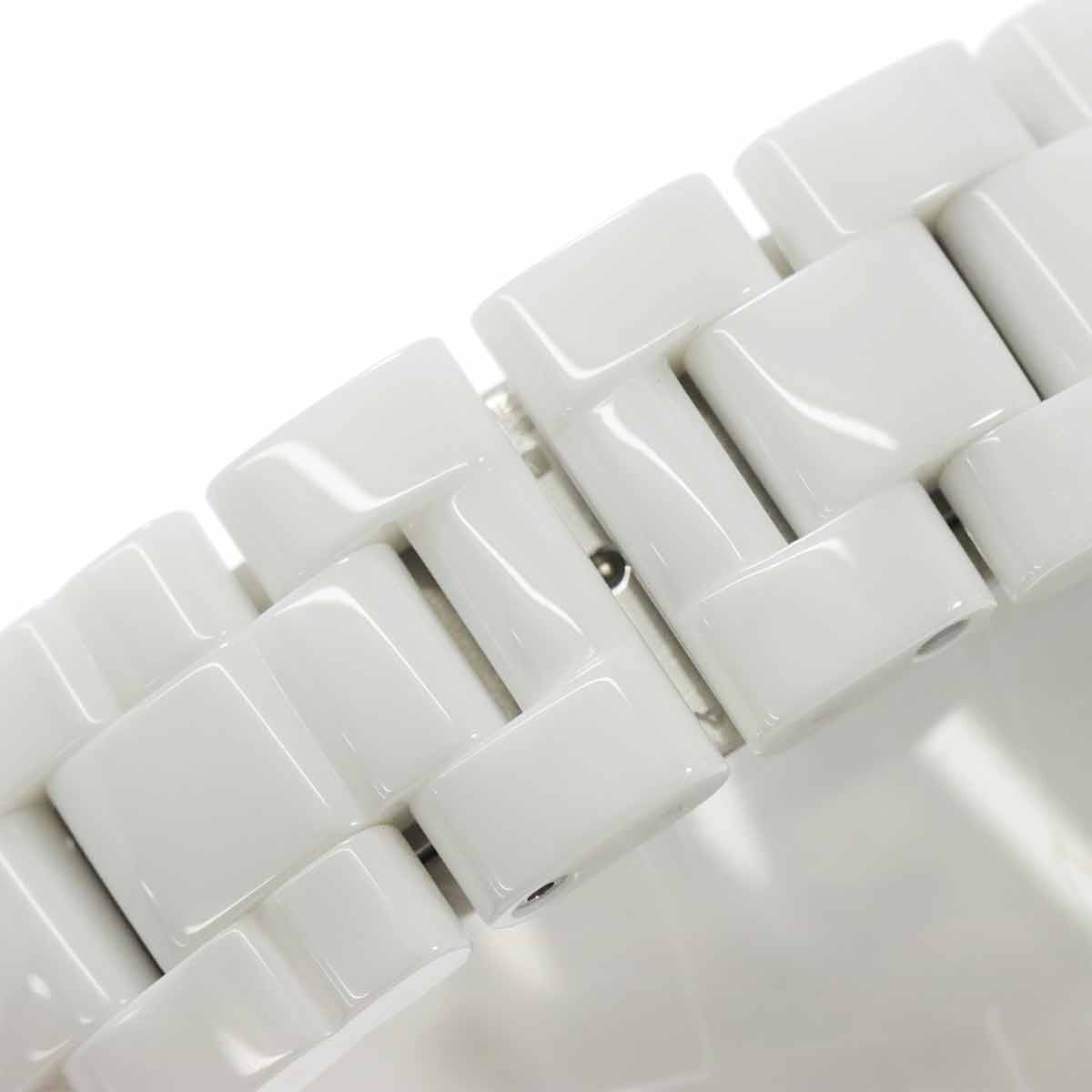 J12 41mm H1007 Chronograph Automatic White Dial Mens Watch