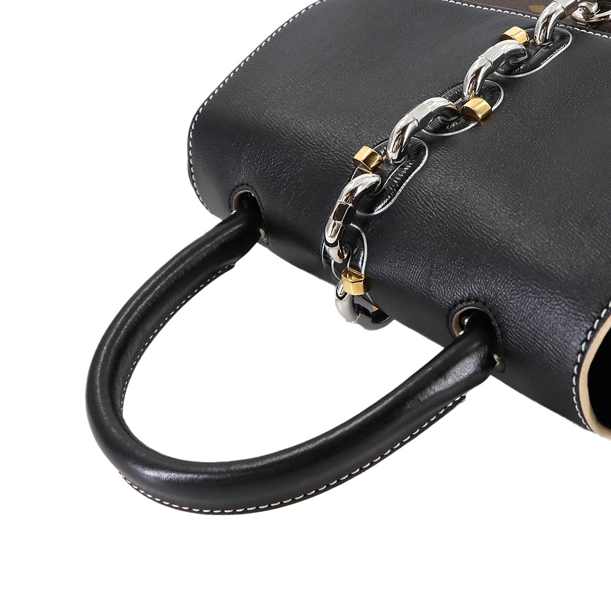 Monogram Chain It PM Hand Shoulder Bag Leather M44115