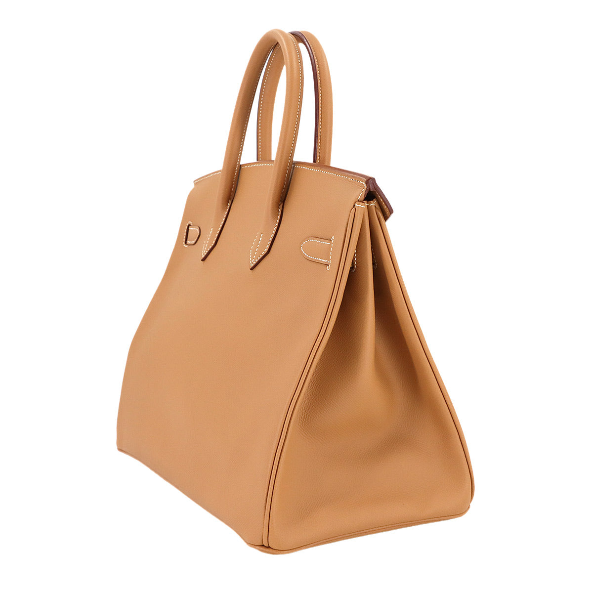 Birkin 35 Couchevel Epsom Natural Hand Bag Brown Purse