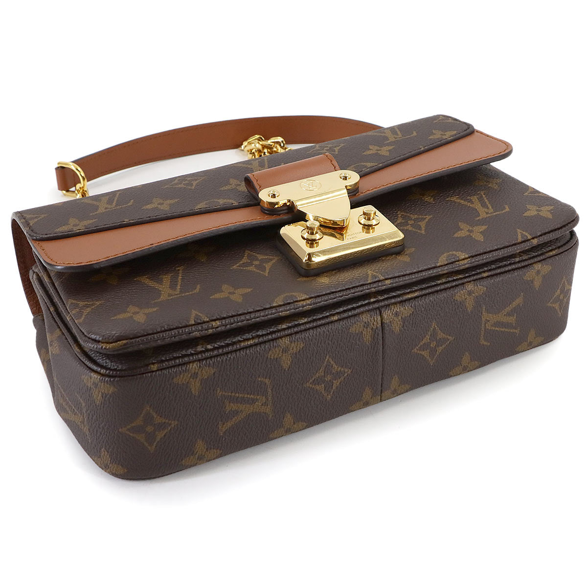 Monogram Marceau Chain Shoulder Bag Caramel M46127 Purse