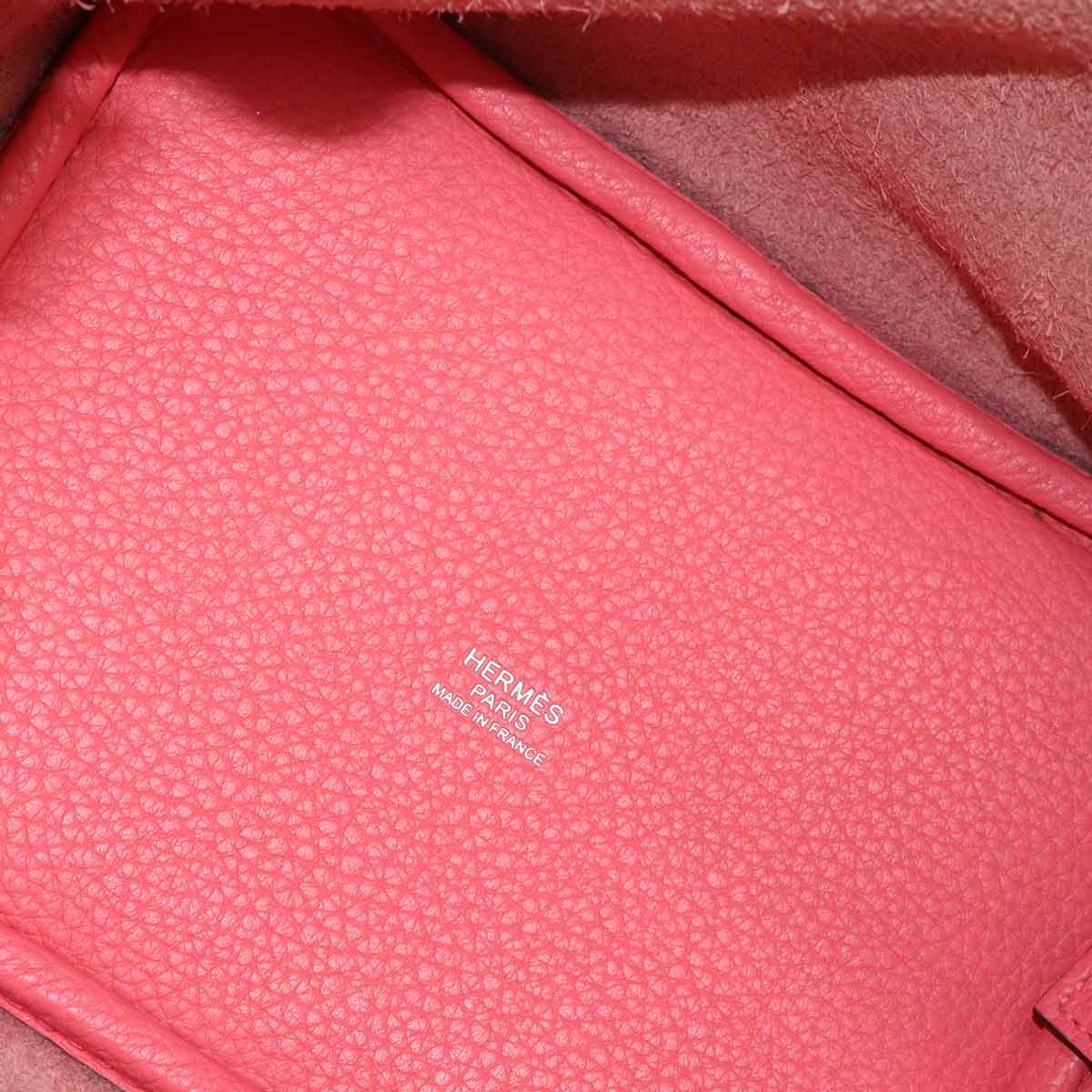 Picotin Lock PM Hand Bag Taurillon Clemence Rose Azalee