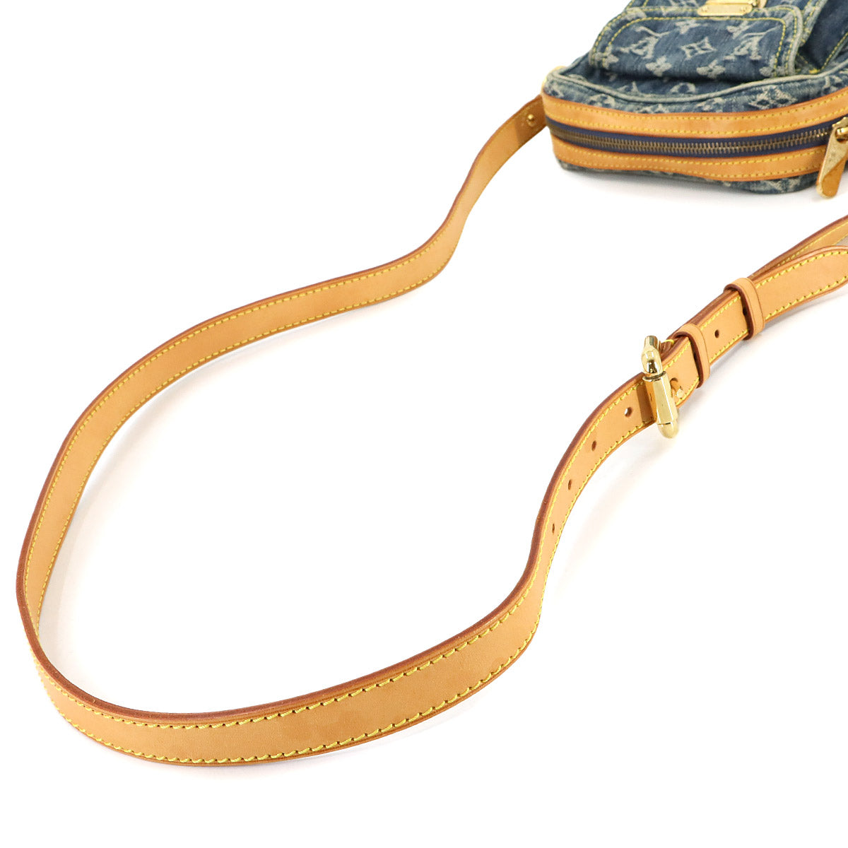 Monogram Denim Camera Bag Shoulder Bag Blue M95348 Purse