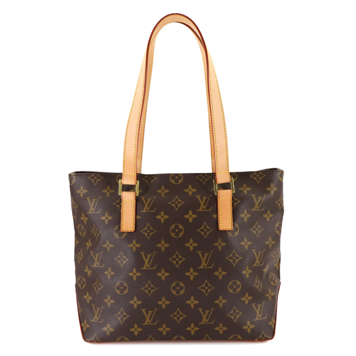 Monogram Cabas Piano Tote Bag Brown M51148 Purse