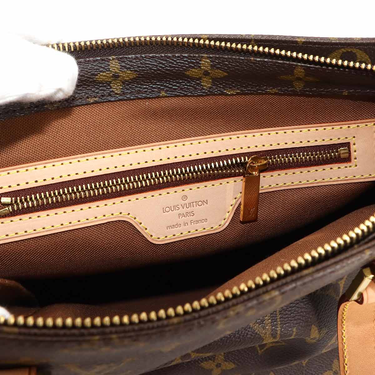 Monogram Cabas Piano Tote Bag Brown M51148 Purse
