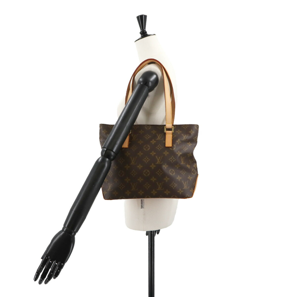 Monogram Cabas Piano Tote Bag Brown M51148 Purse