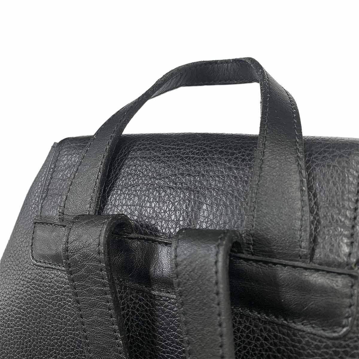 Backpack Leather Black Vintage Purse