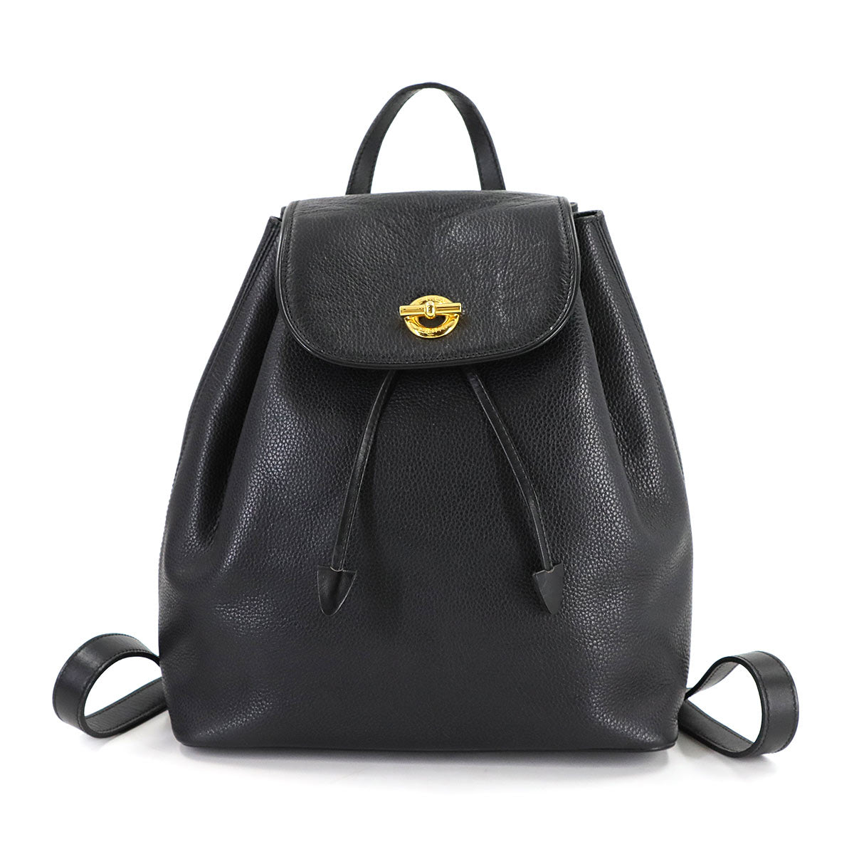 Backpack Leather Black Vintage Purse