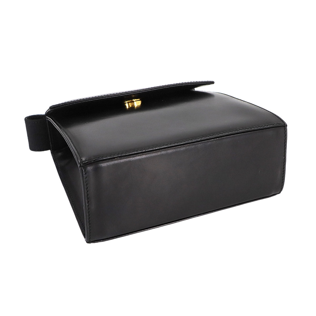 Vara 2way Hand Shoulder Bag Leather Black Purse