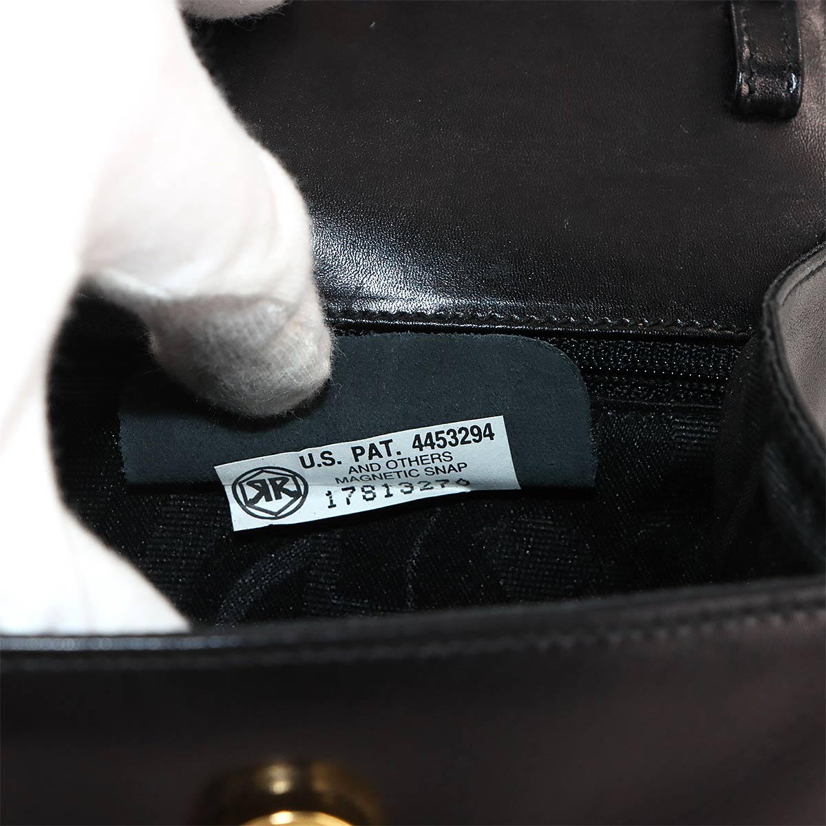 Vara 2way Hand Shoulder Bag Leather Black Purse