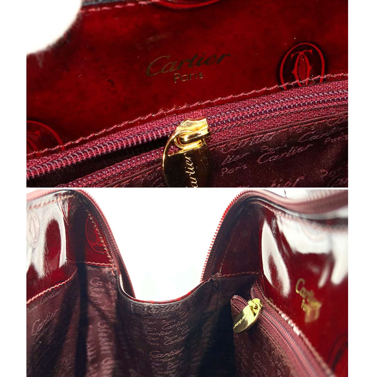 Happy Birthday BackPack Patent Leather Bordeaux L1000244