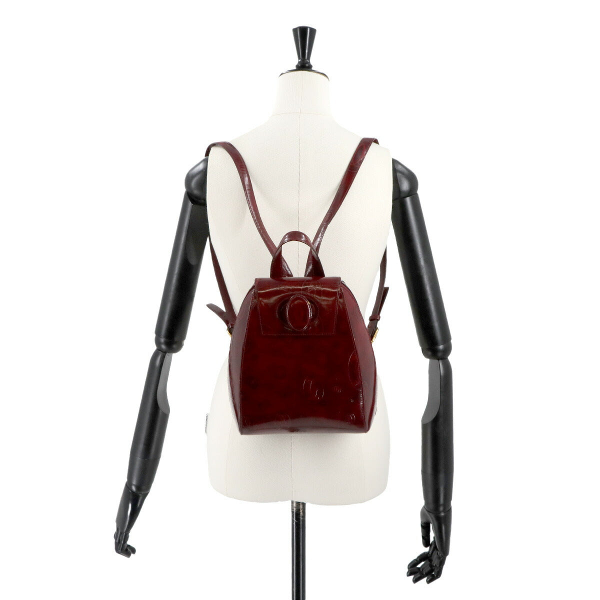 Happy Birthday BackPack Patent Leather Bordeaux L1000244