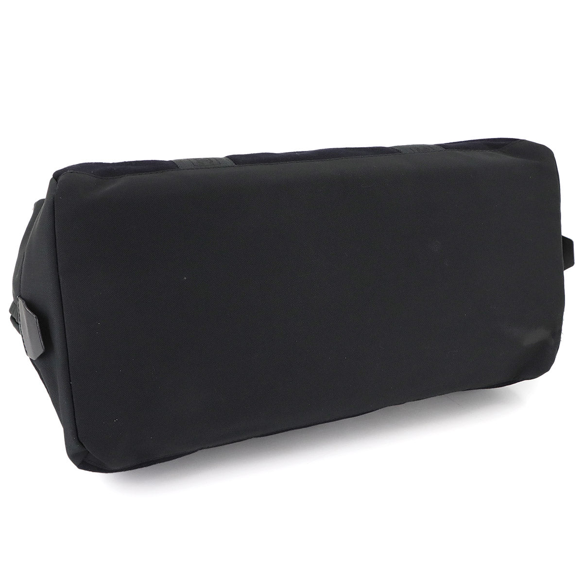 Sports Line Boston Bag Nylon Wool Leather Black Purse