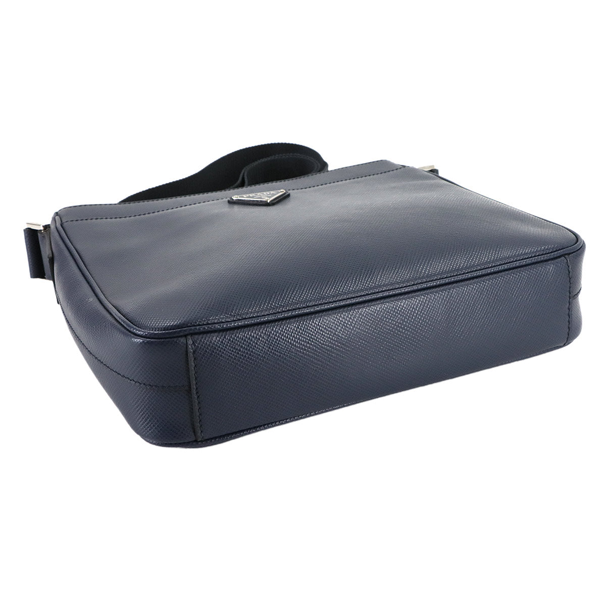 Shoulder Bag Saffiano Leather Navy VA1086 Purse