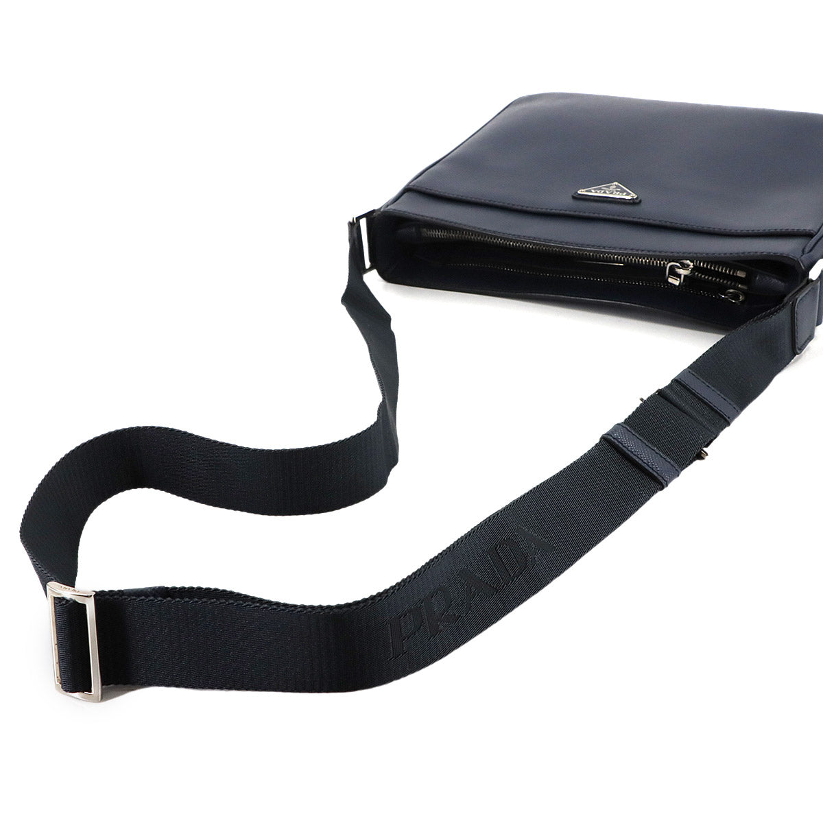 Shoulder Bag Saffiano Leather Navy VA1086 Purse