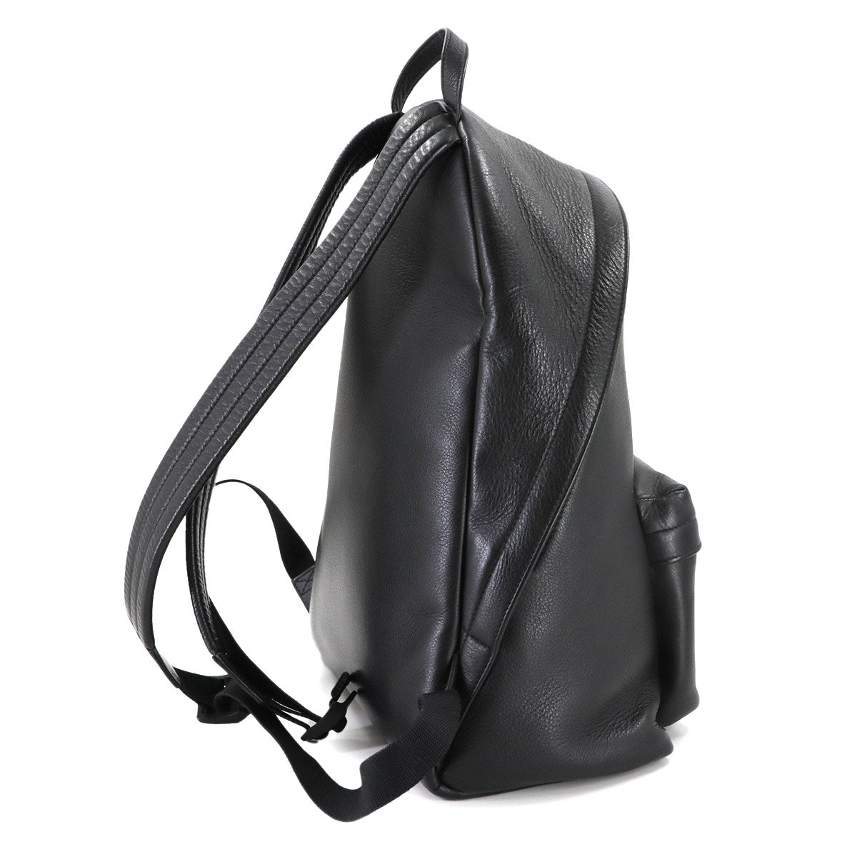 Everyday Backpack Leather Black White 552374