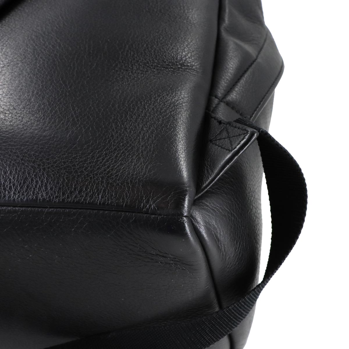 Everyday Backpack Leather Black White 552374