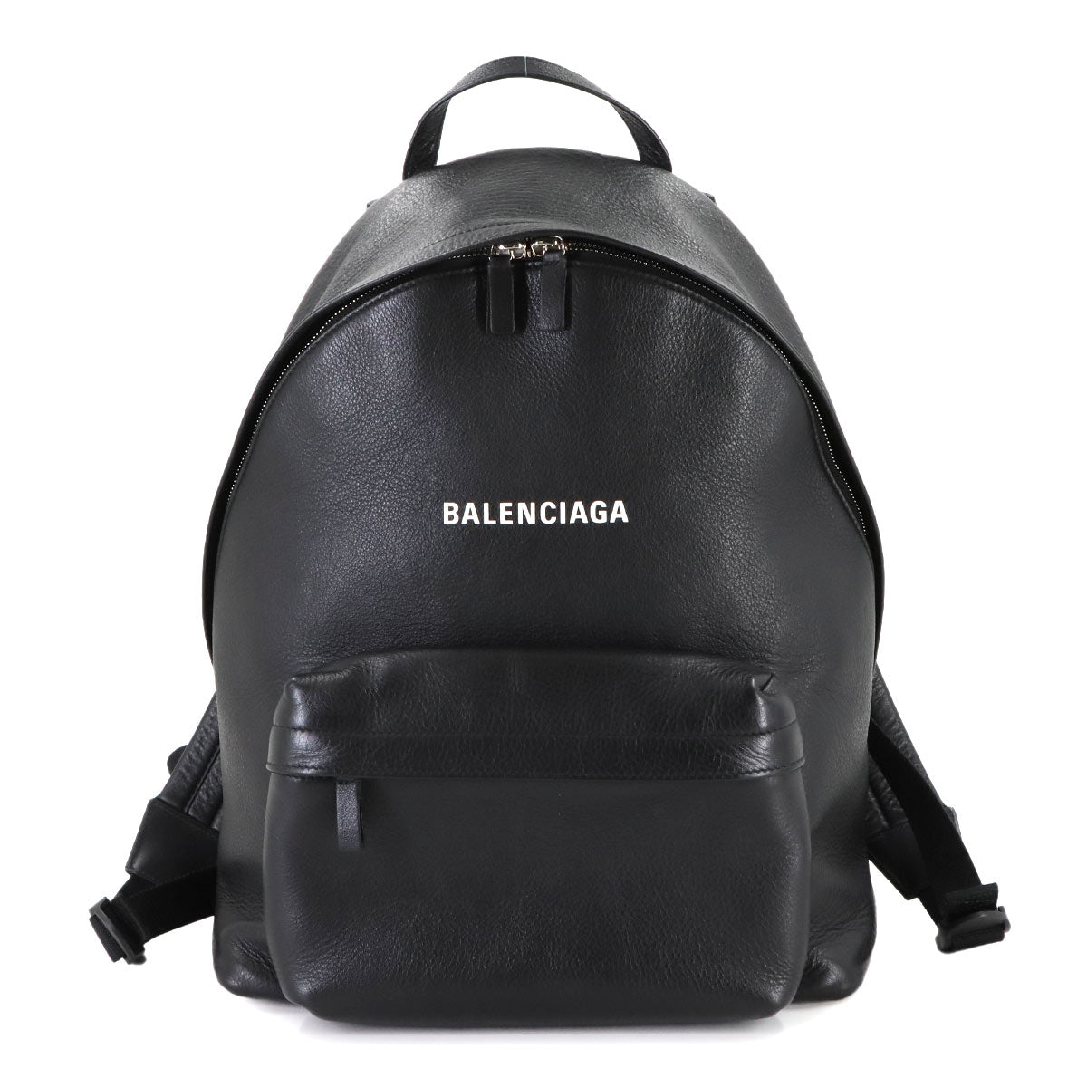 Everyday Backpack Leather Black White 552374
