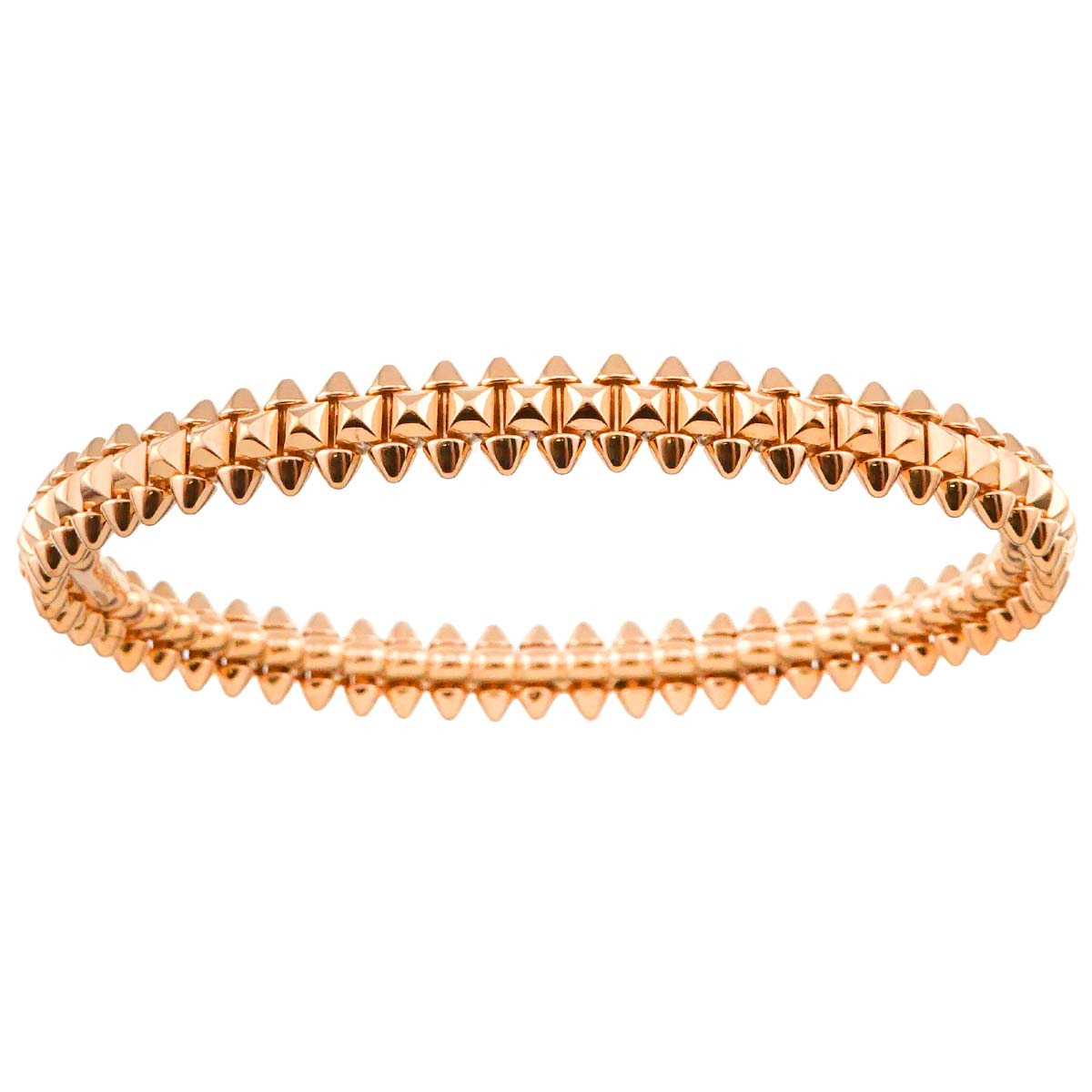 CLASH DE CARTIER SM Bracelet Bangle 18K Pink Gold 750 Size15