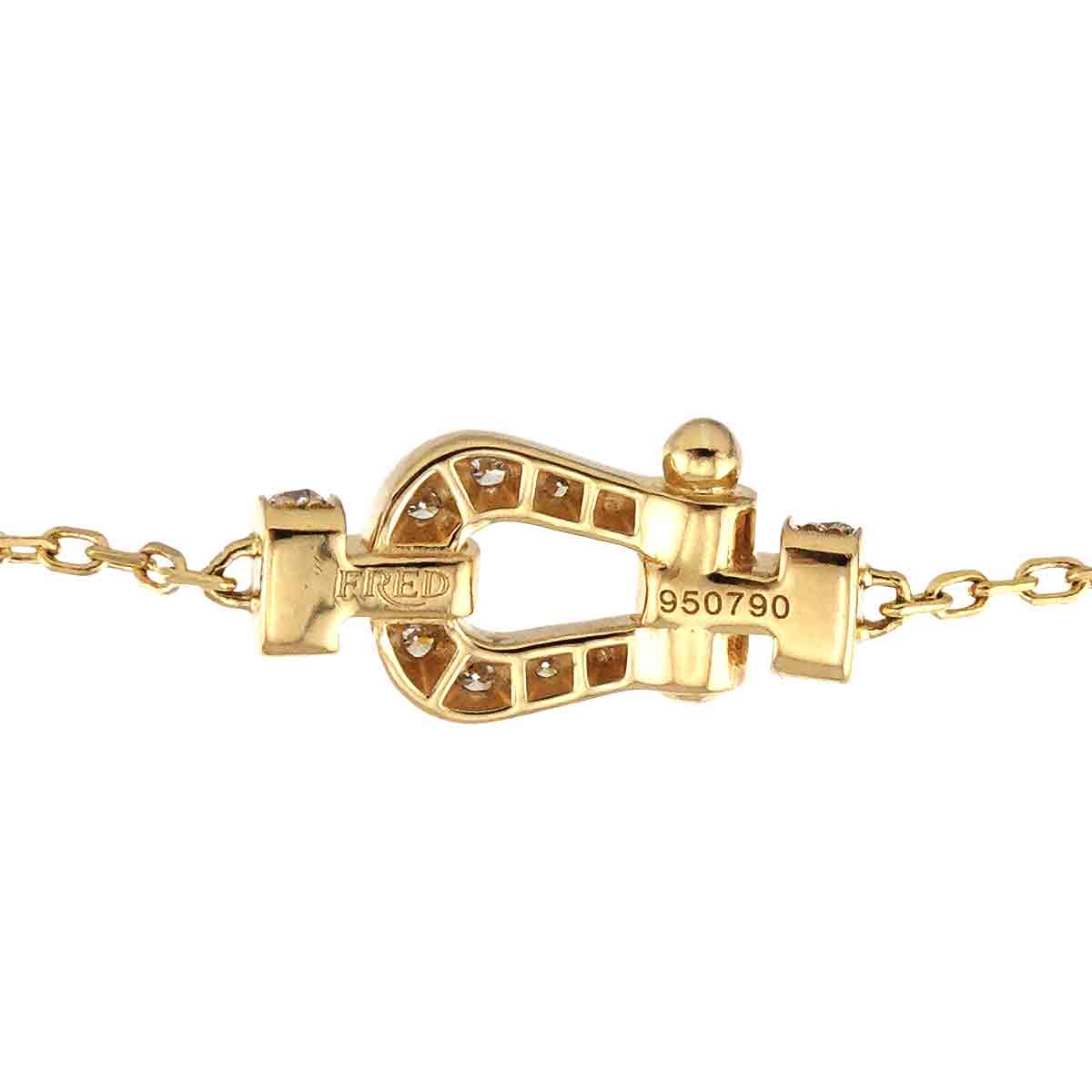 Force 10 Full Diamond Bracelet SM 18K Yellow Gold 750