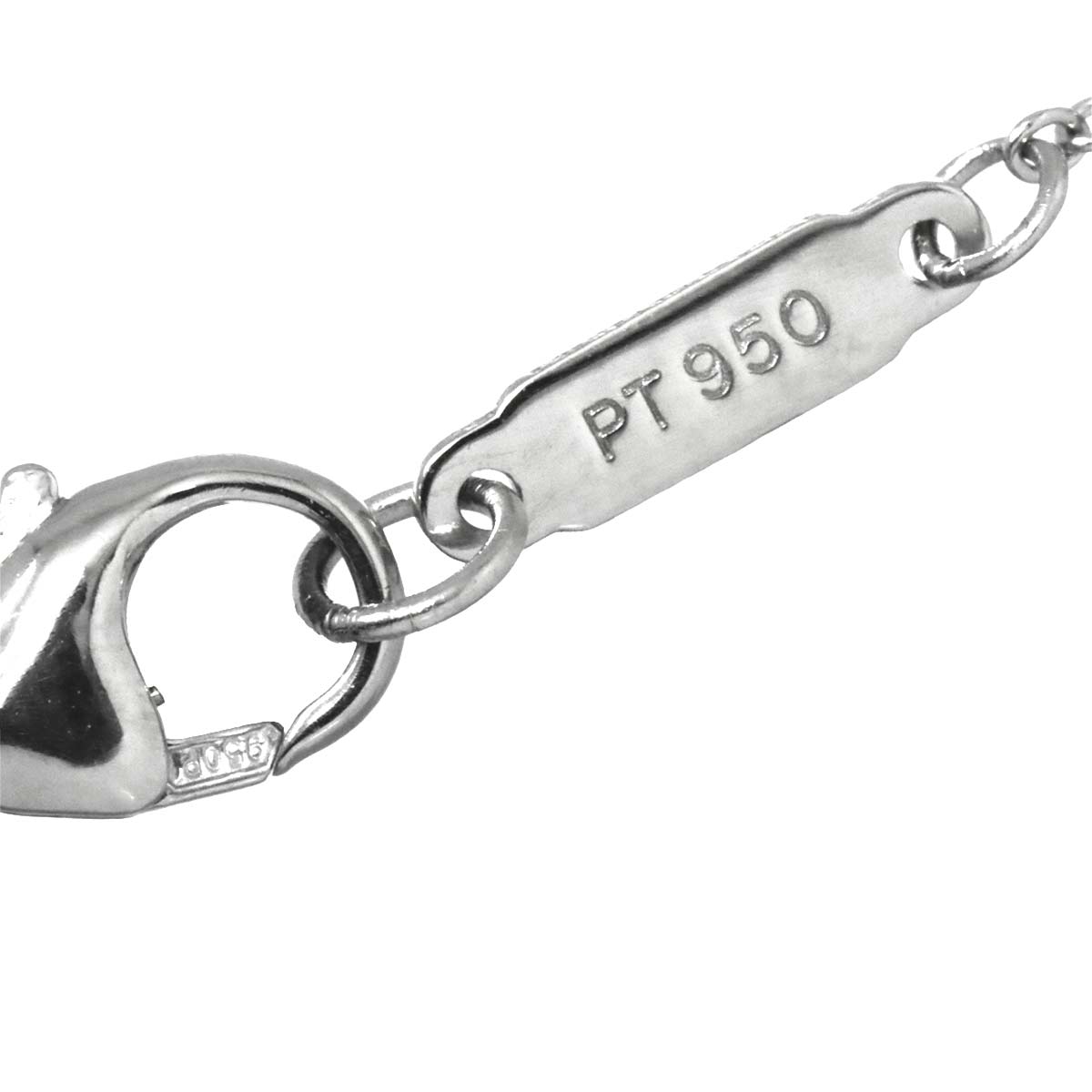 Jazz Double Drop Diamond Necklace Pt Platinum