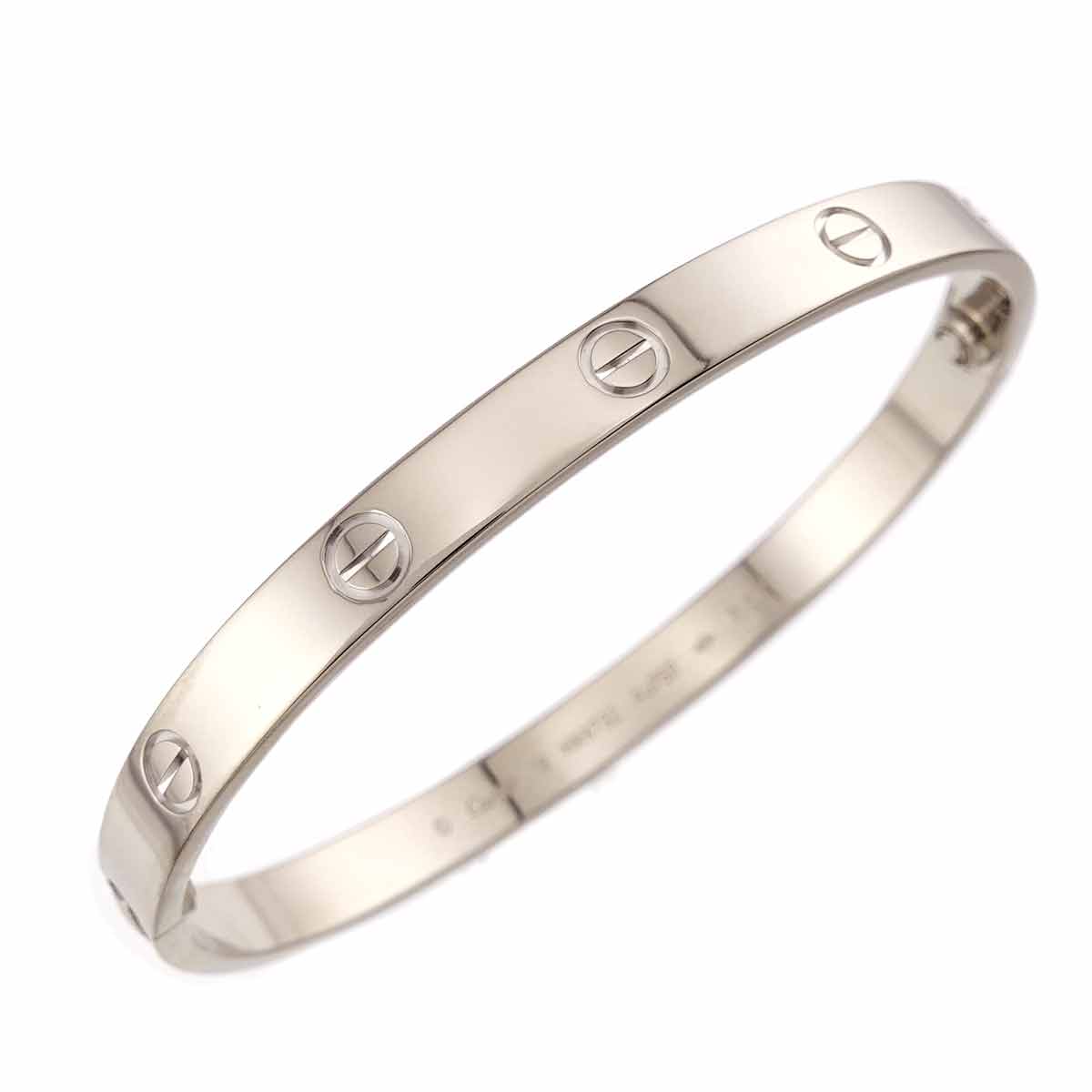 Love Bracelet Bangle 18K WG 750 Size19