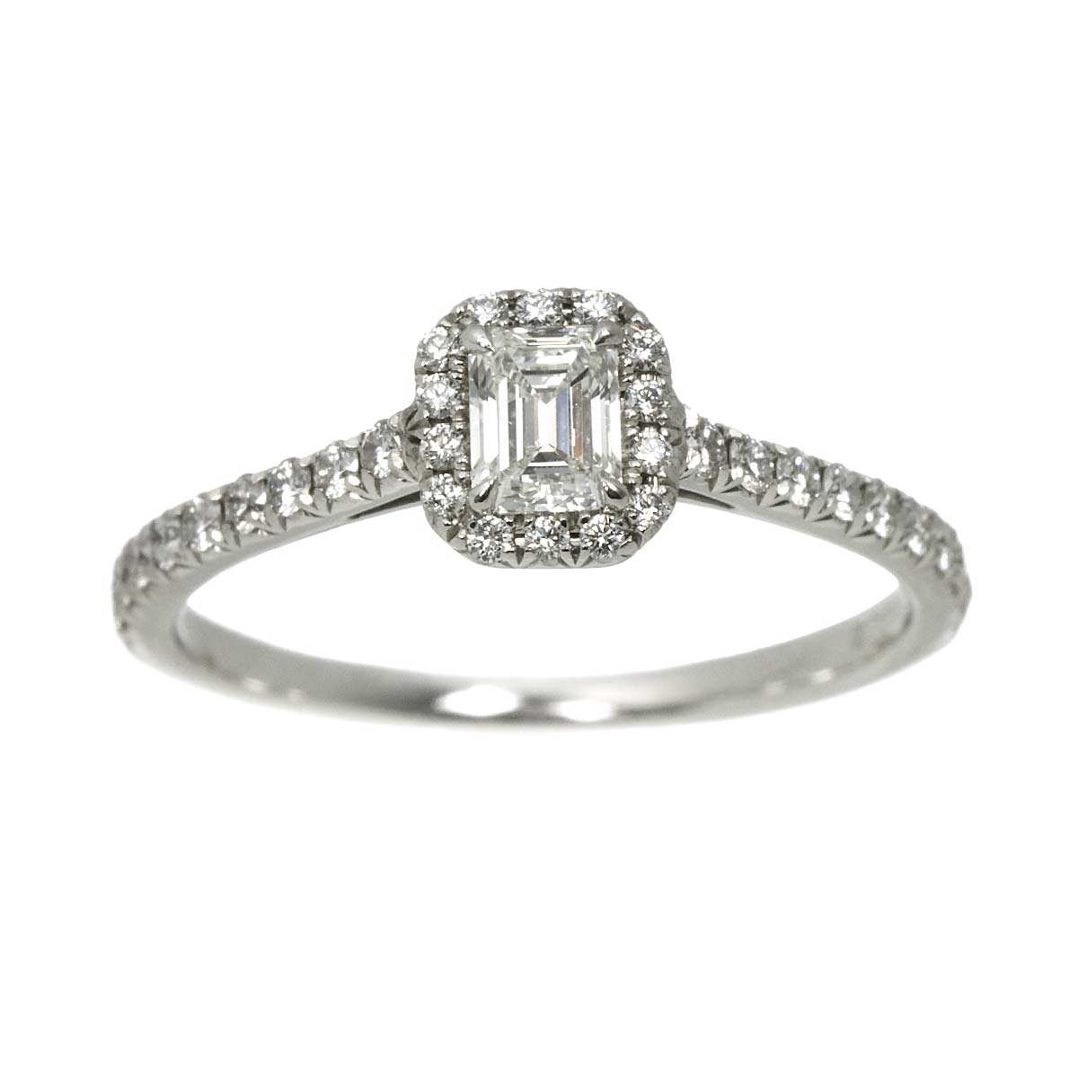 Diamond 0.26ct G/VVS2 Ring Platinum Size4.75-5(US)