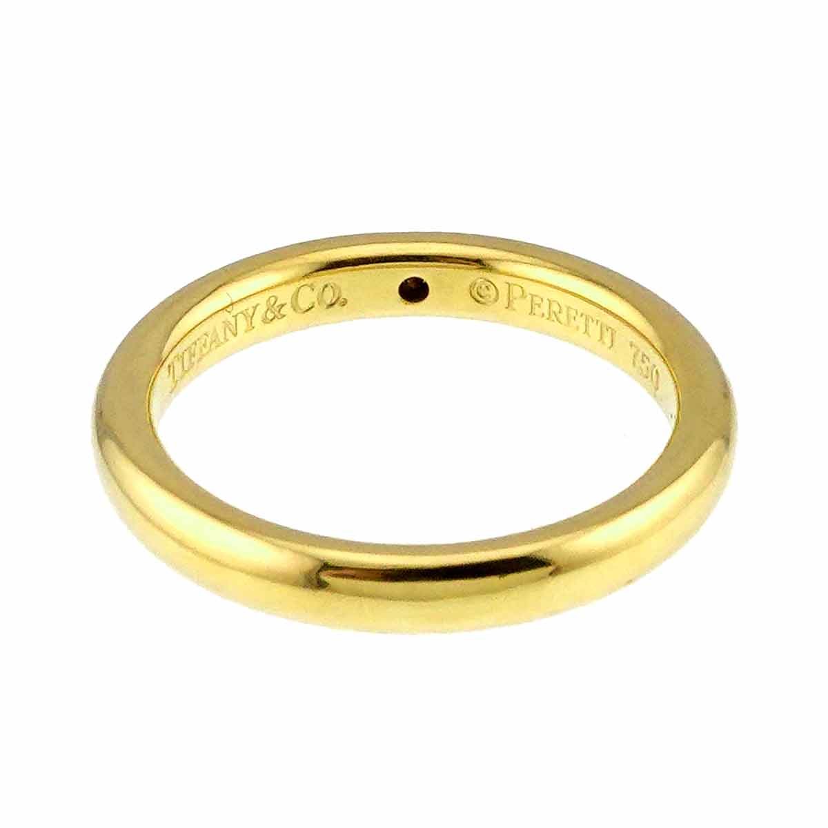 Stacking Diamond 1P Ring 18K Yellow Gold 750 Size4-4.5(US)