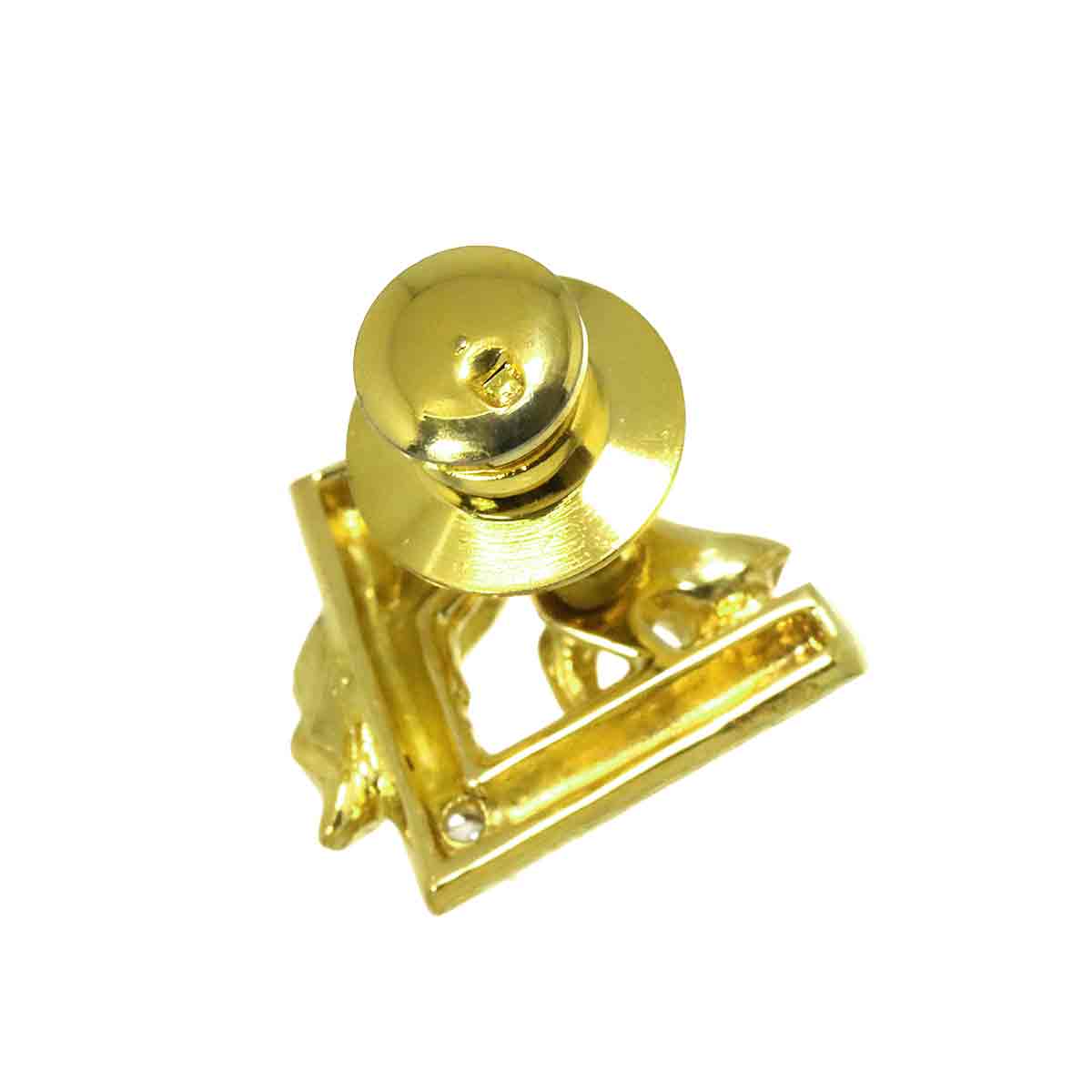 Diamond Pin Brooch 18K YG 750