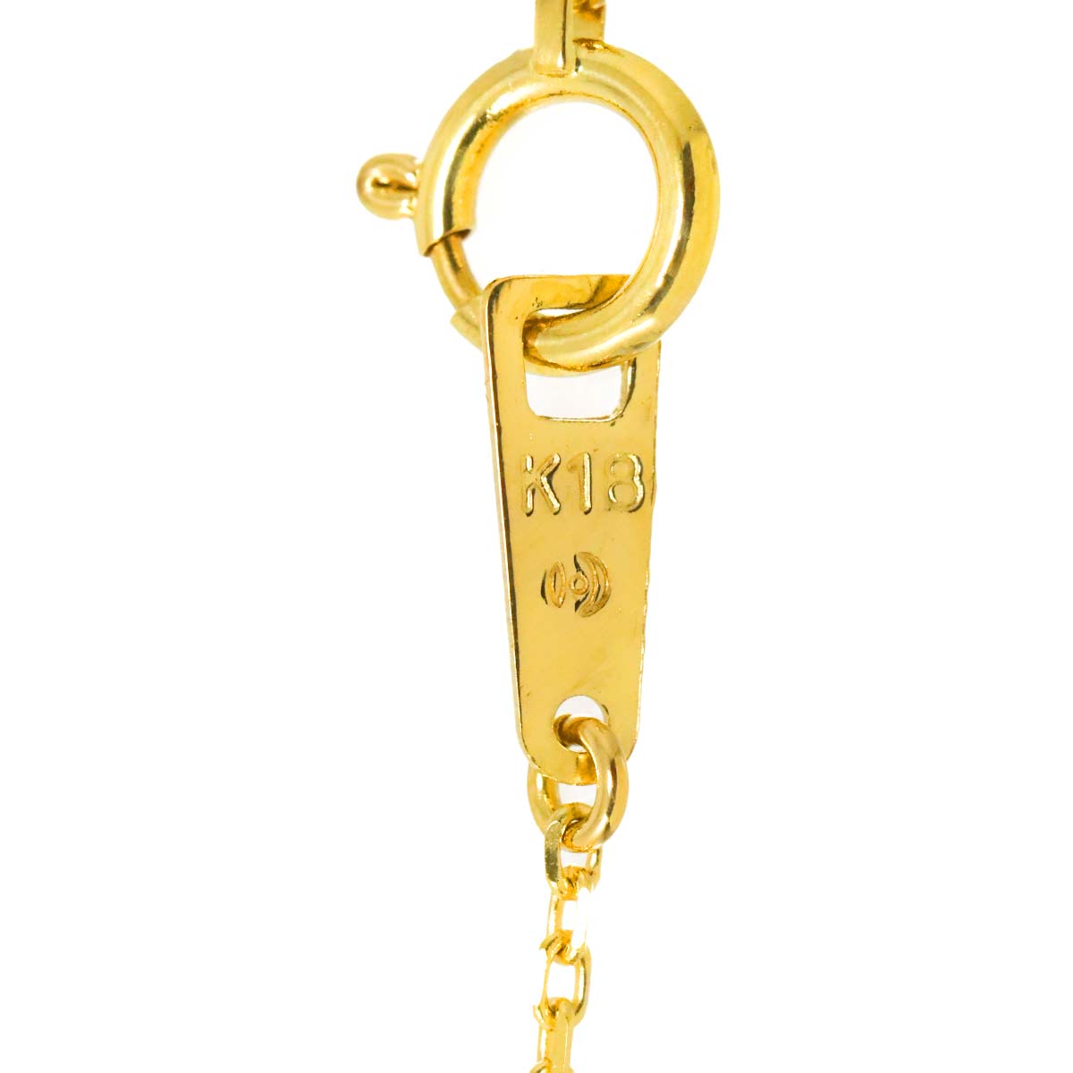 Akoya Pearl 8.3mm Diamond 0.15ct Necklace 18K YG 750