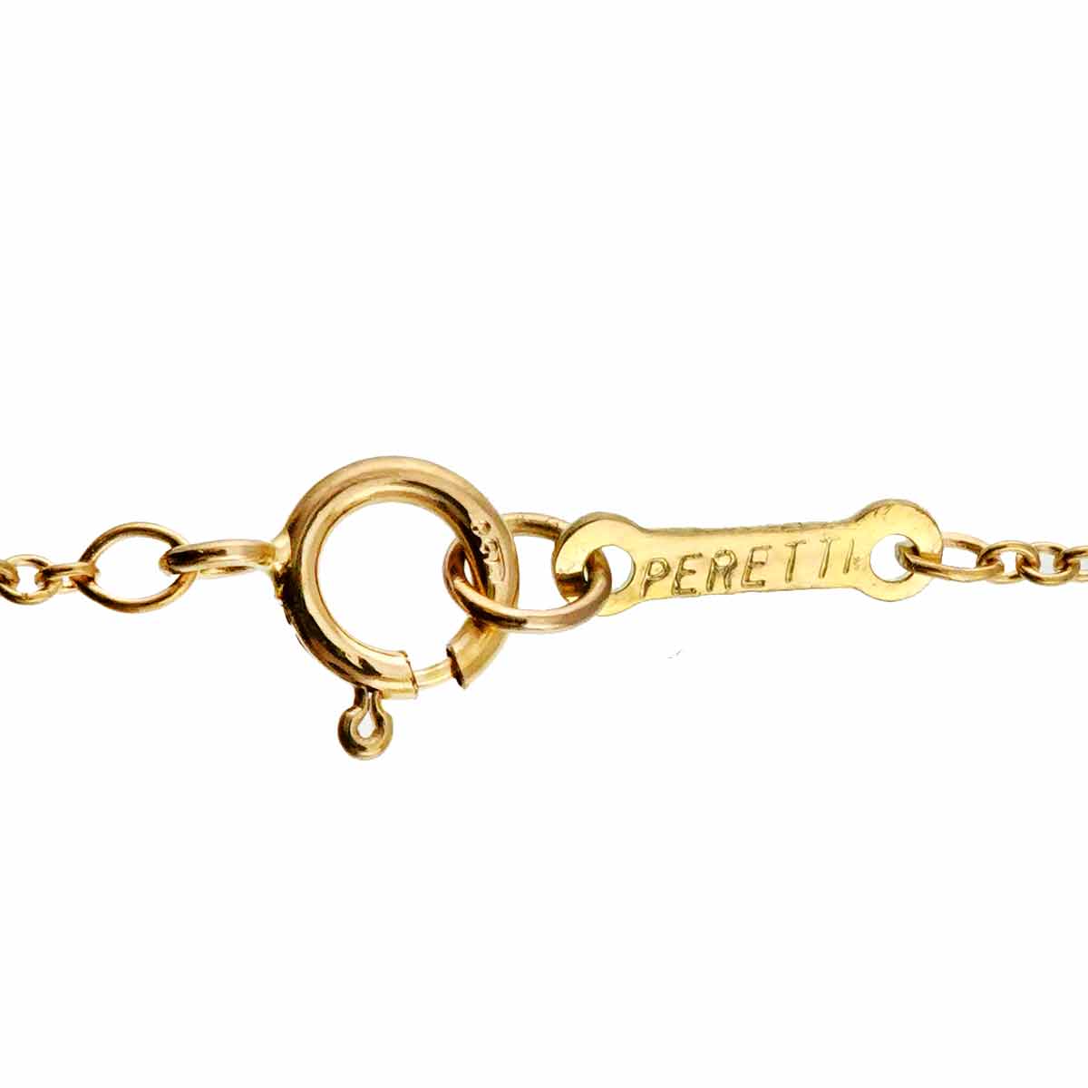 Bean Necklace 18K Yellow Gold 750