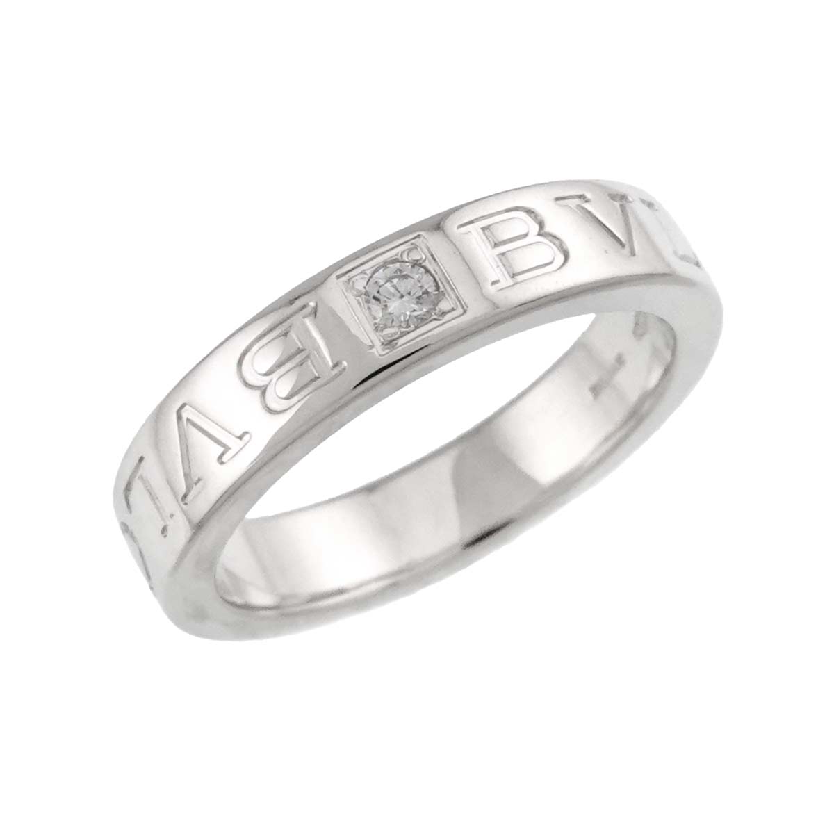 B-ZERO1 Diamond Ring 18K WG 750 size5.25(US)