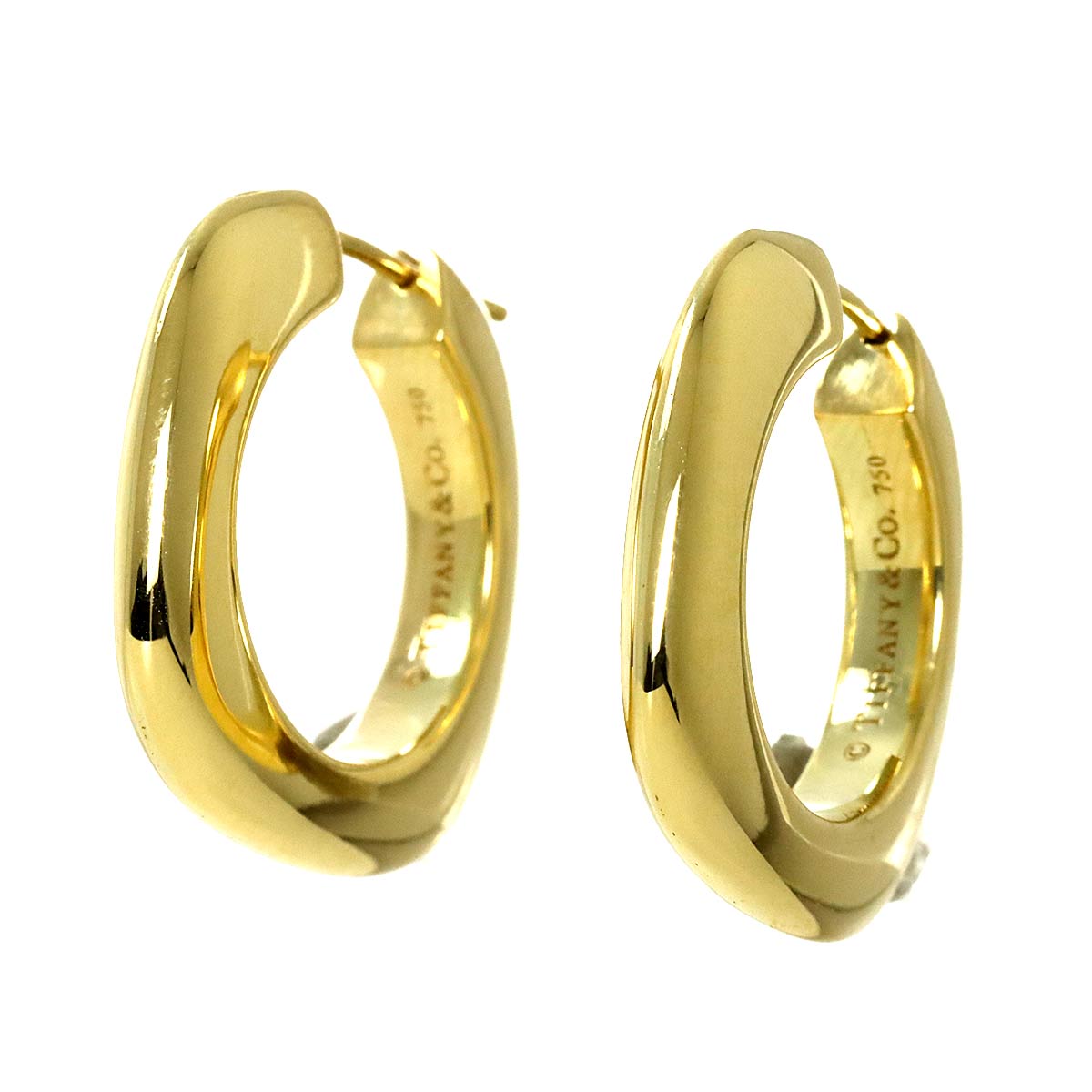 Earrings Pierced 18K Yellow Gold 750