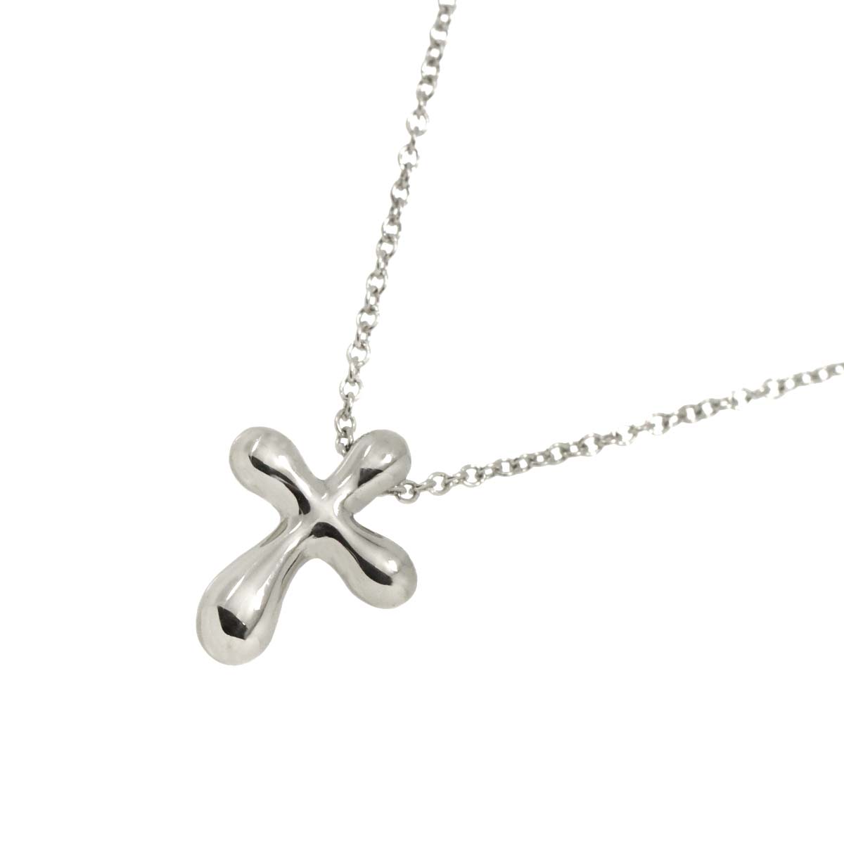 Cross Necklace Platinum