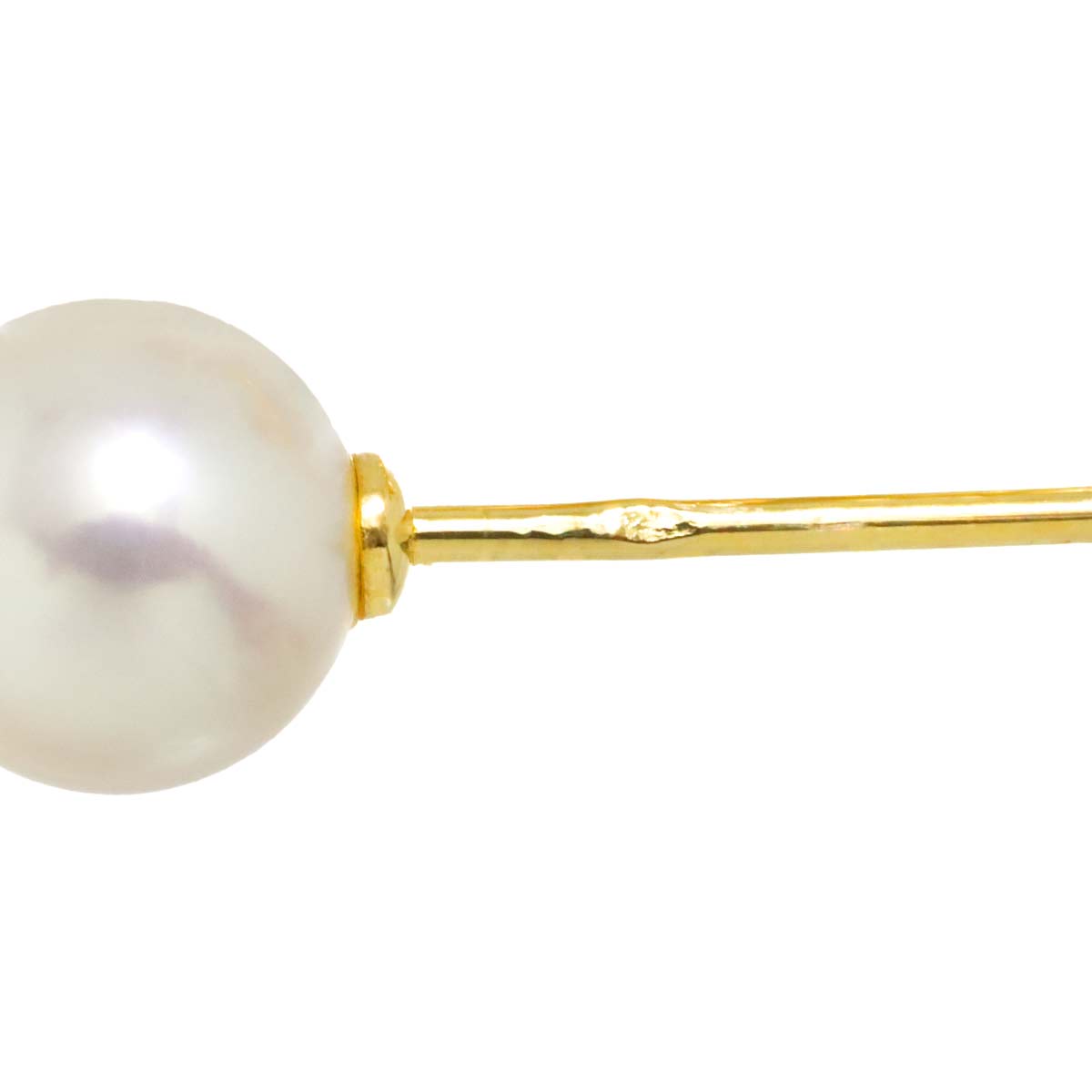 Akoya Pearl 7.2mm Earrings Pierced 18K YG 750