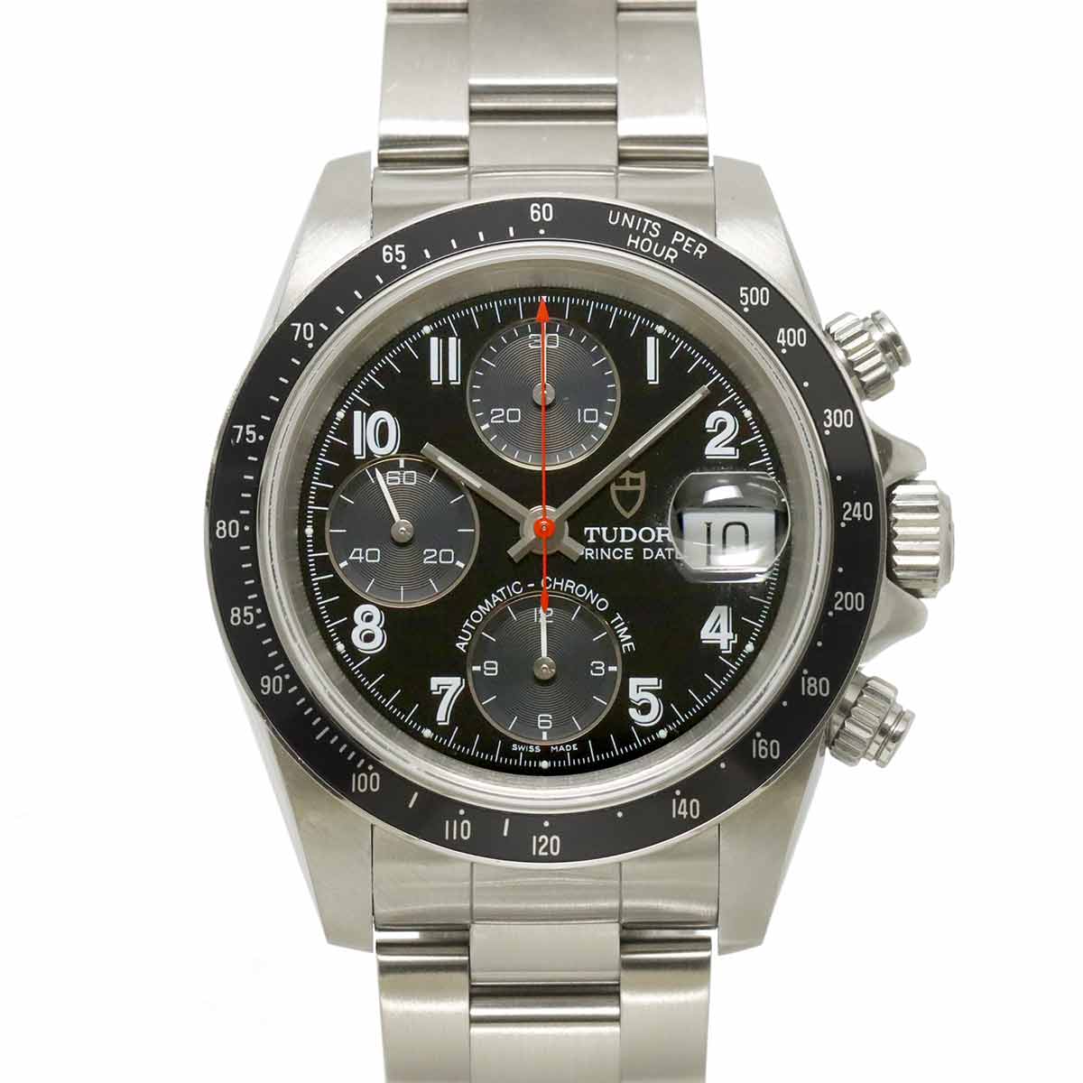 Chrono Time 79260 Chronograph Date Automatic Brack Dial