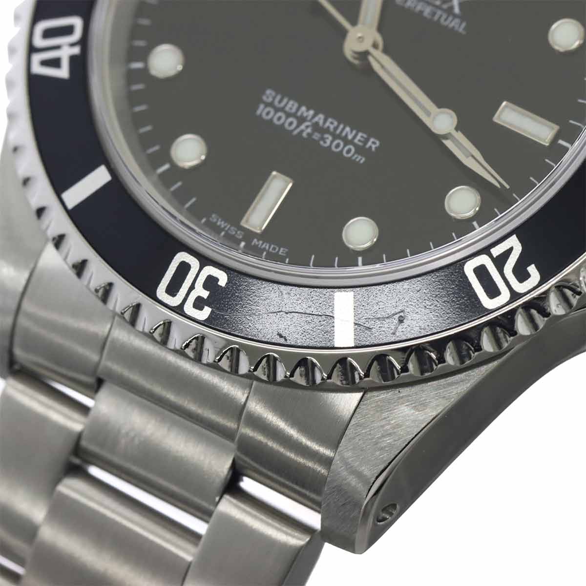 Submariner No Date 14060 Serial P Black Dial Mens Watch