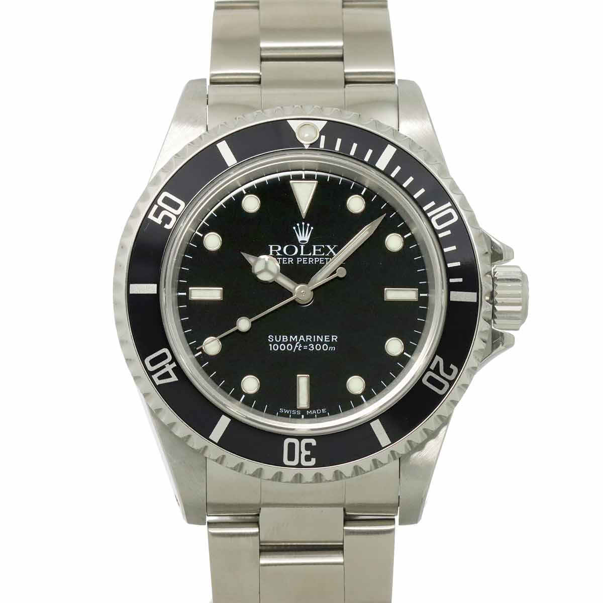 Submariner No Date 14060 Serial P Black Dial Mens Watch