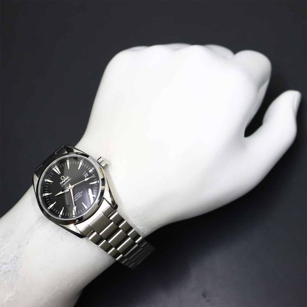 Seamaster Aqua Terra Co-axial 2503 50 Date Black Dial Mens