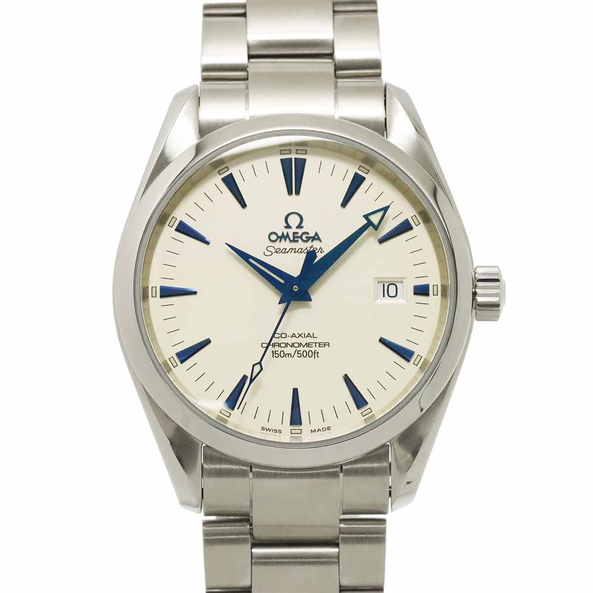 Seamaster Aqua Terra Co-axial 2503 33 Date Silver Dial Mens