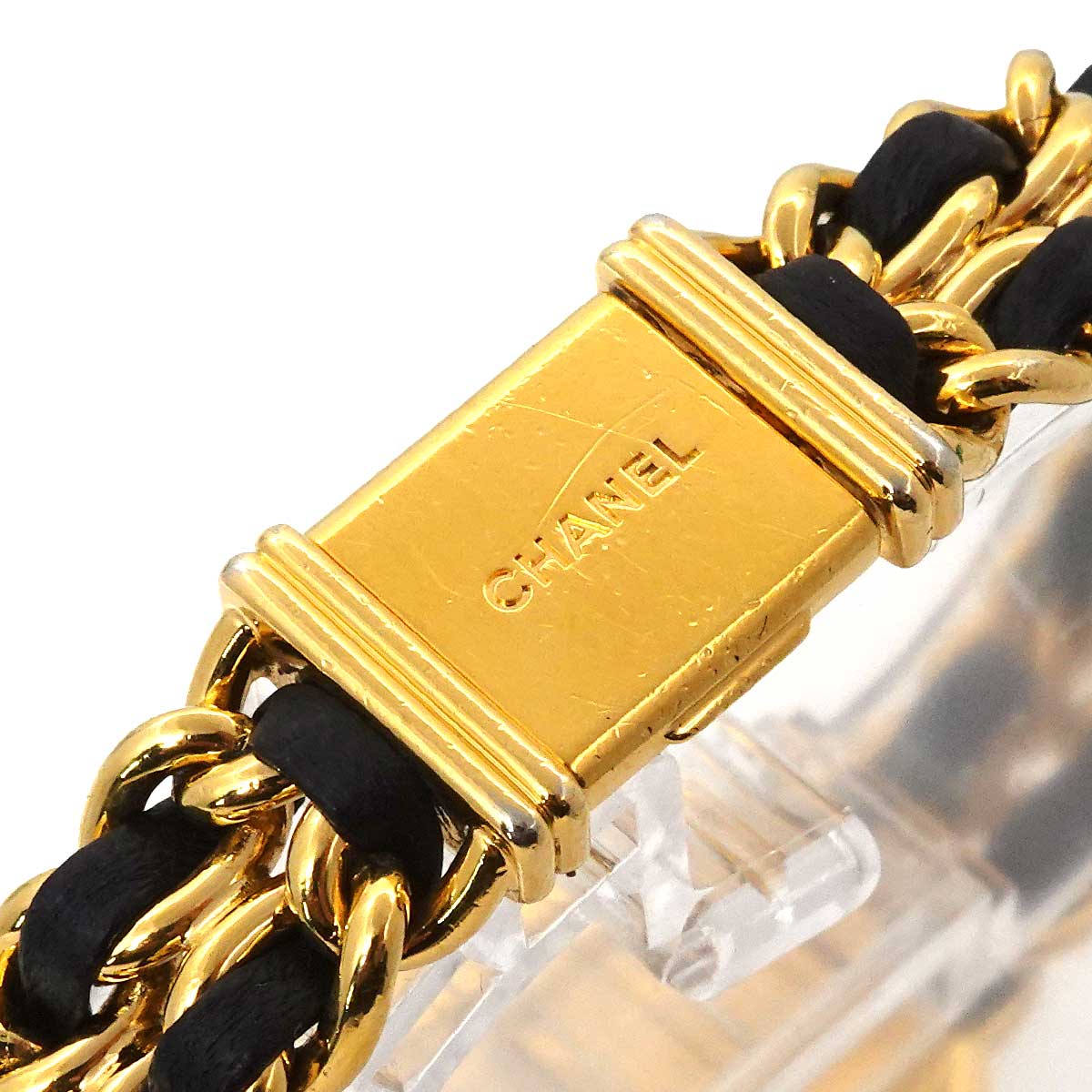 Premiere Size L H0001 Vintage Quartz Black Dial Ladies Watch