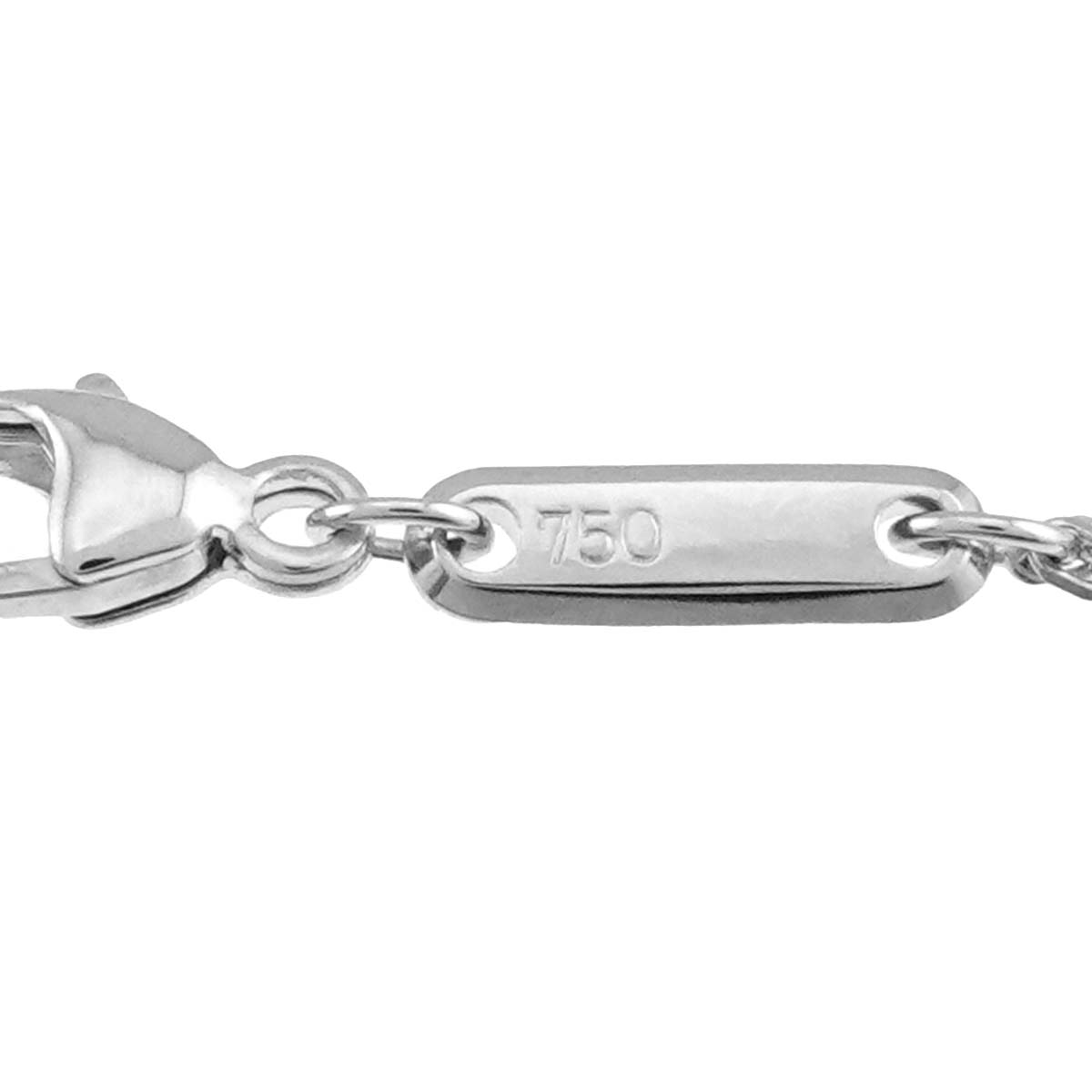 Happy Diamond Necklace 18K WG 750