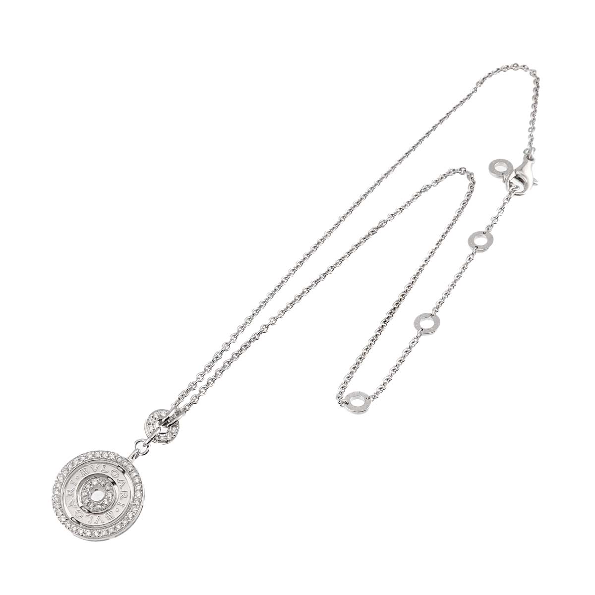 Astrale Cerchi Diamond Necklace 18K White Gold 750