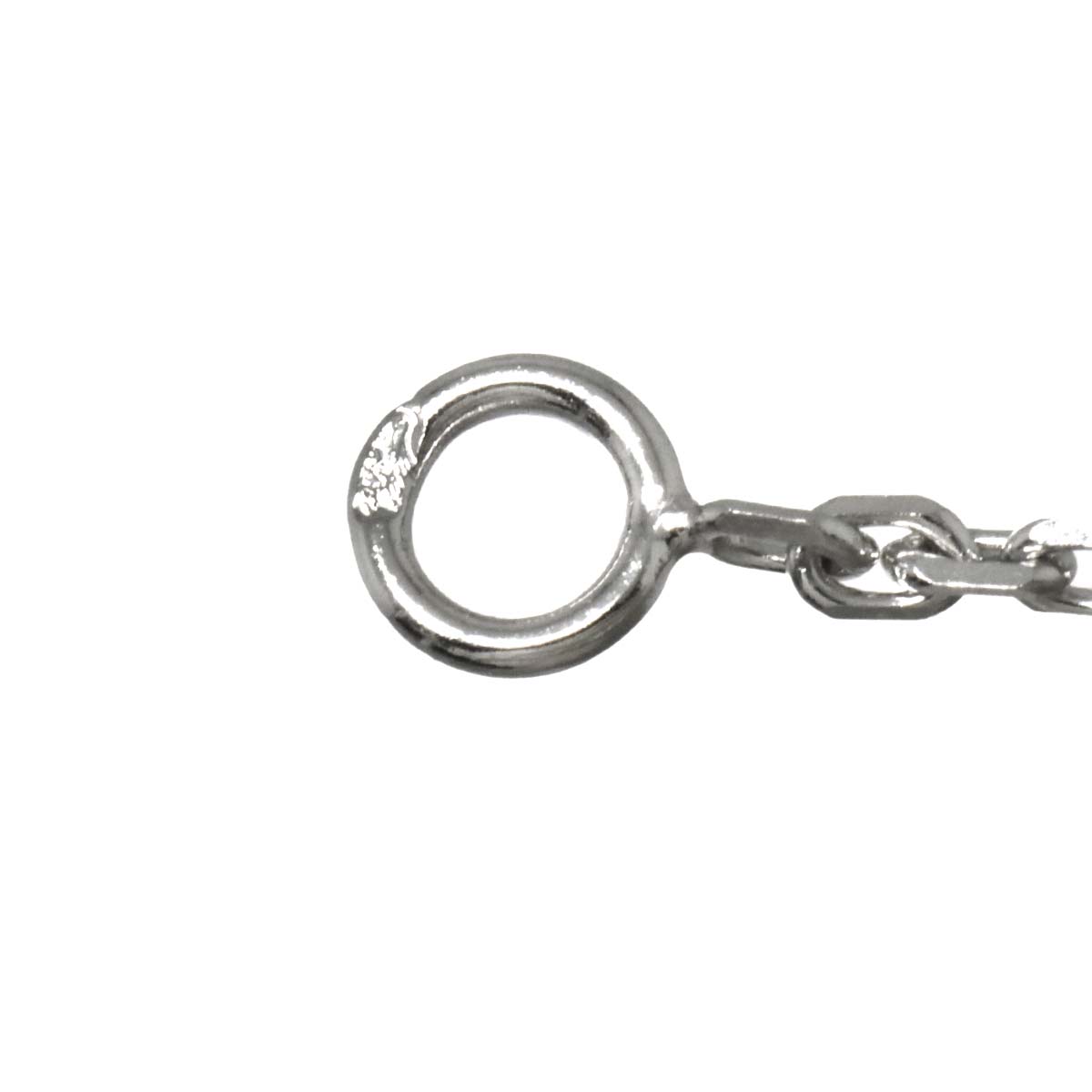 Vintage Alhambra Celadon Green Diamond Necklace 18K WG