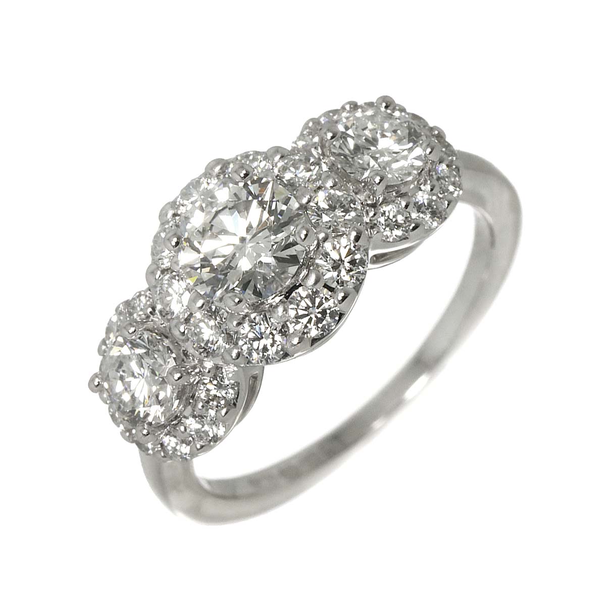 Icon Diamond 0.50ct F/VVS2/3EX Ring 18K WG 750 size4.5(US)