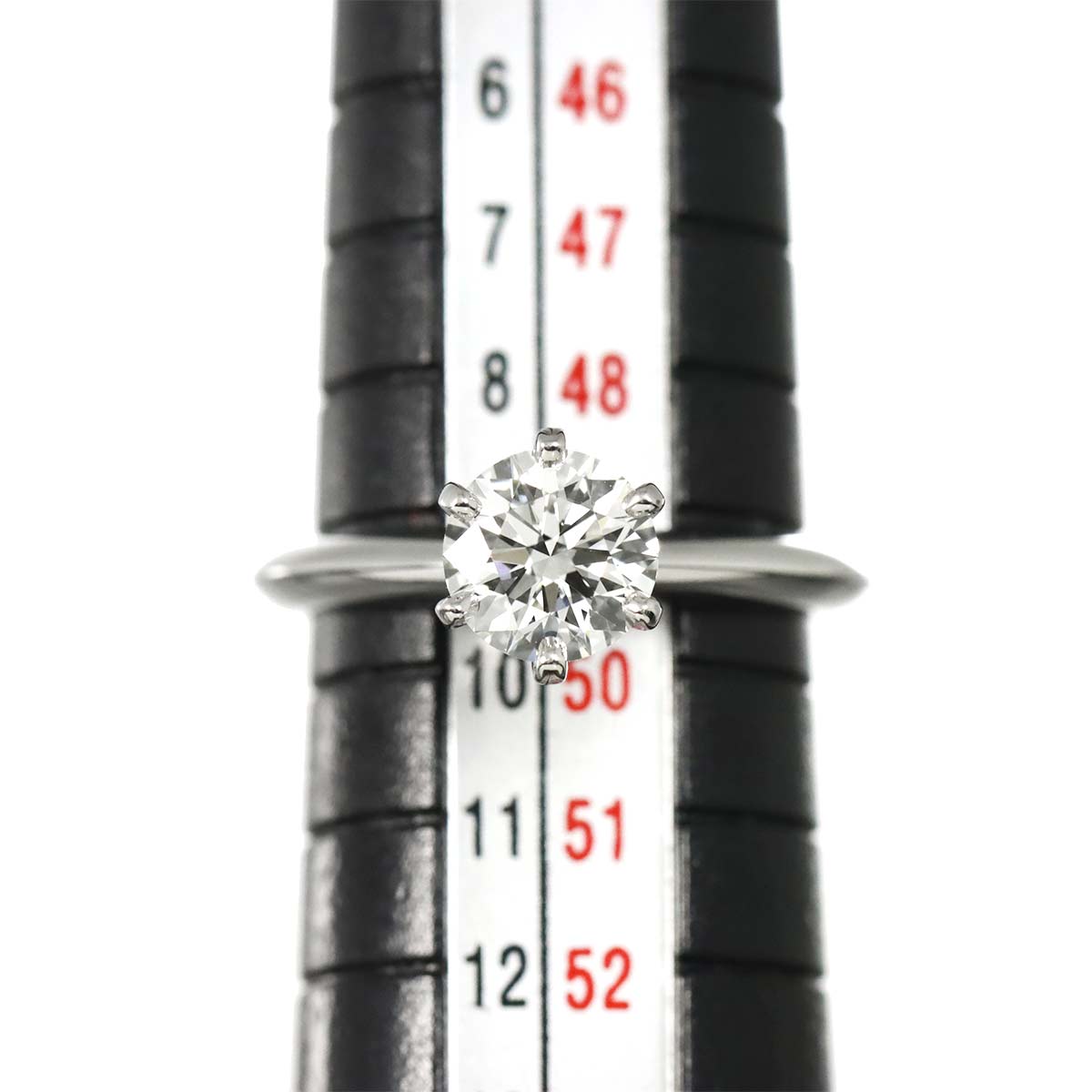 Diamond 1.01ct I/VS1/3EX Ring Pt 5-5.25(US)