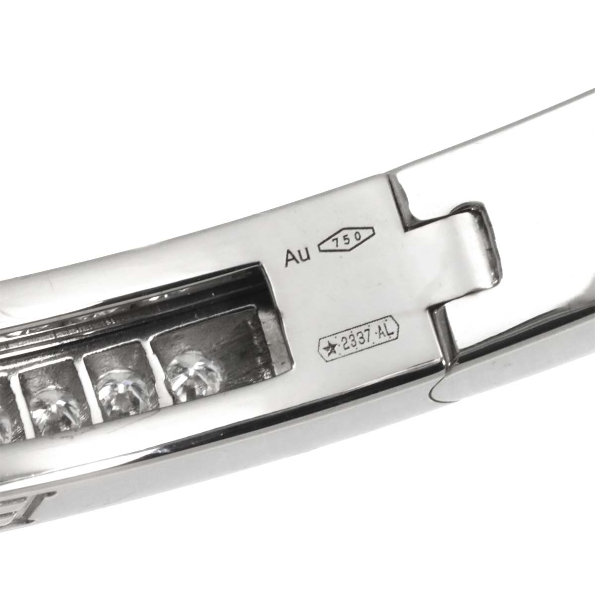 B-zero1 Pave Diamond Bracelet 18K White Gold 750 sizeL