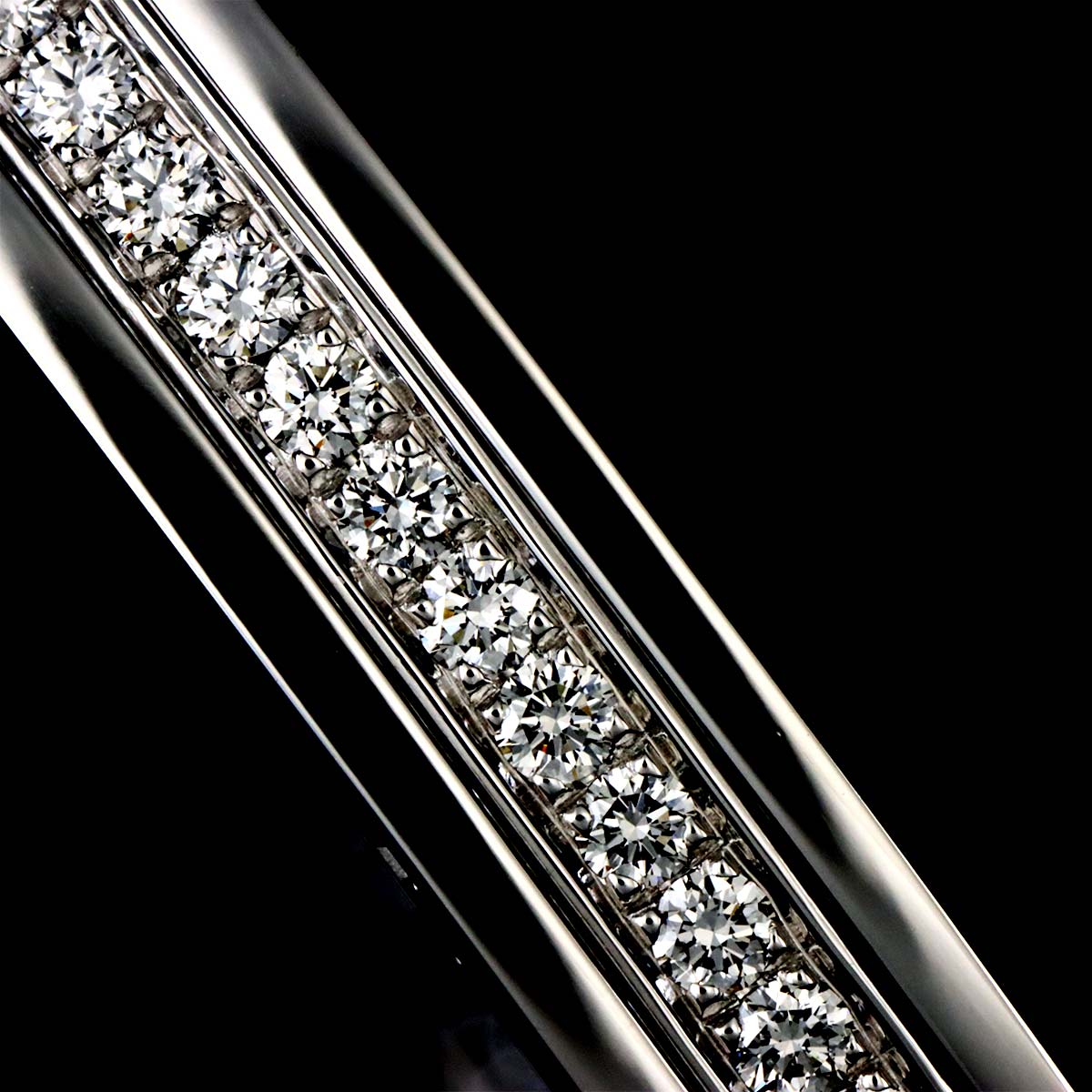 B-zero1 Pave Diamond Bracelet 18K White Gold 750 sizeL