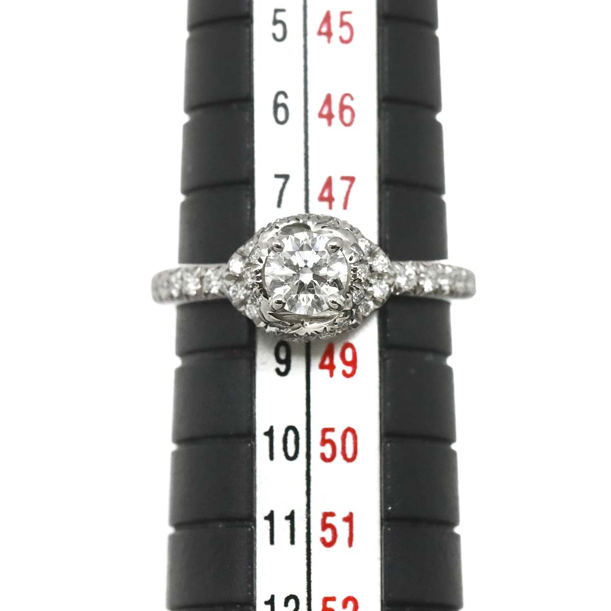 Liens Damour Diamond 0.33ct G/VS2/3EX Ring Pt size4.5(US)